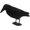 Flocking Black, variant on GUGULUZA Crow Decoys Full Body GUGULUZA Crow Decoy for Hunting, Black Flocked Crow Decoy w/Feet Stake for Halloween Decor Yard Garden Decoration