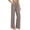 Bronze, variant on Nmnitkp Women's Cotton Linen Pants Summer Wide Leg Pants High Waisted Palazzo Trousers Flowy Lounge Casual Elastic Lightweight Pockets