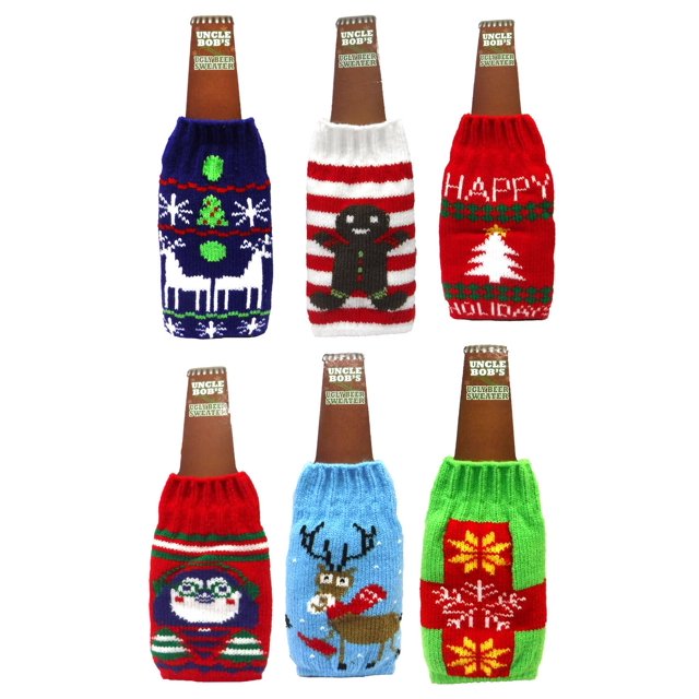 Funda para botella de cerveza DM Merchandising Ugly Sweater, acrílico