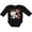 AB-Black, variant on Astronaut Valentine Outer Space Hearts Boys or Girls Long Sleeve Baby Bodysuit