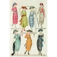 thumbnail image 3 of Anonymous 17x24 Black Modern Framed Museum Art Print Titled - Spring Dresses (1920), 3 of 5