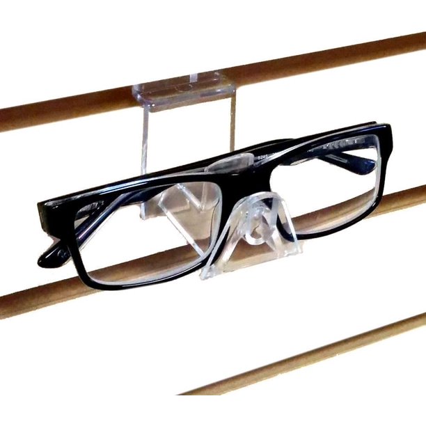 Interlocking Slatwall Eyeglass & Sunglass Holder, Displays 1 Pair of