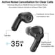 thumbnail image 4 of TOZO NC2 Hybrid Active Noise Cancelling Wireless Earbuds, in-Ear Detection Headphones, IPX6 Waterproof Bluetooth 5.3 Stereo Earphones, Immersive Sound Premium Deep Bass Headset Matte Black, 4 of 5