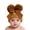 Yellow, variant on AJGRHE Kids Knitting Woolen Hat Winter Warm Double Pompom Beanie Cap with BowWinter Knitted Cap For And Toddlers With Thick Warm Soft Yarn For Cold Weather RD2 6-36 Month