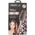 thumbnail image 6 of Vivitar Rose Gold Ceramic Straightening Hair Brush, 6 of 7