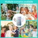 thumbnail image 1 of Máquina de burbujas con depósito de 240ML - Soplador automático para juegos al aire libre y fiestas de cumpleaños - Máquina portátil de burbujas con funciones interactivas padre-hijo, 1 of 9