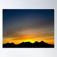 thumbnail image 2 of Highland Sunset Poster Wall Art, Modern Wall Decor For Living Room Bedroom, 24x36 UNFRAMED, 2 of 3