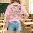 thumbnail image 2 of WhouRiu Girls Back To School T Shirts Short Sleeve Crew Neck Cartoon Graphic Tees Kids Comfortable Cute Casual Tshirt,3-4 Years, 2 of 8