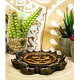 thumbnail image 5 of Ebros Feng Shui Zen Buddha Ohm Symbol Lotus Mandala Flower Incense Stick Burner, 5 of 5