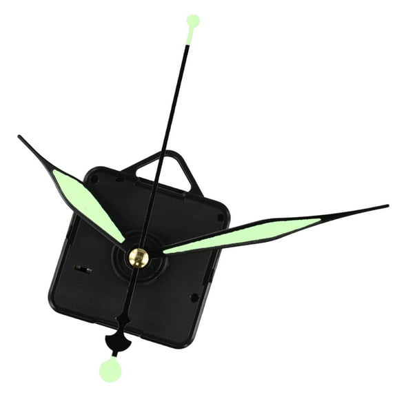 Diy Quartz Clock Movement With Luminous Fluorescent Green Hands Wall Clock High Quality Step Mechanism Repair Parts Kit