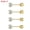 Style 3, variant on 2 Pairs Stainless Steel Stud Earring Push-in CZ Cartilage Tragus Earring Jewelry-Style 1-3mm