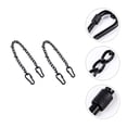 thumbnail image 1 of Phenofice 2Pcs Hanging Chain Stainless Steel Black for Durable Swing Chair Use, 1 of 8