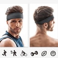 thumbnail image 2 of JFBUJC Athletic Mens Headband (4 Pack) - Lightweight Headbands For Men, Sweat Band, 2 of 5