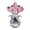 Pink, variant on 5.1" Crystal Purple Rose Bouquet Figurine - A Timeless Symbol of Elegance and Love,3D Red Rose Figurine Crystal Glass Flowers with Stems,Tiny Mini Modern Eternal Roses Gift for Women Men (Pink)