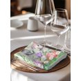 thumbnail image 6 of Easter Cloth Napkins Set of 6 Reusable Dinner Napkins, Spring Rabbit Botanical Flowers Eggs Plaid Cocktail Napkin Washable Table Napkins for Wedding/Holiday Party/Baby Shower 20"x20", 6 of 7