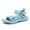 Blue, variant on Lopsie Girls Sandal Butterfly plaid Open Toe Sport Two Strap Sandal Size 1 Little Kid/Big Kid