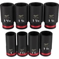 thumbnail image 1 of Milwaukee 49-66-7018 8pc SHOCKWAVE Impact Duty 3/4" Drive SAE Deep 6 Point Socket Set, 1 of 5