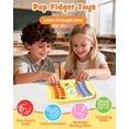 thumbnail image 2 of D-FantiX Pop Sensory Fidget Toys for Kids, Math Dice Educational Learning Activity, Portable Travel Board Game, Interactive Family Nights Party Fun for Adults & Kids, 2 of 7