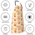 thumbnail image 6 of Bingfone Fall Leaves Apron Gifts For Men, Women Professional Grade Chef Apron for Kitchen,BBQ & Grill, 6 of 8