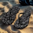 thumbnail image 5 of POLERO Womens Cute Cartoon Puppy Flip Flops Slip On Cushion Yoga Mat Soft Thong Sandals for Walking, 5 of 7