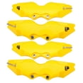 thumbnail image 1 of Miangastore 2 Sets Precision 3D Style Brake Caliper Covers Front and Rear Brake Calipers Yellow Wheel Hub Covers for Car Brake Calipers Protection, 1 of 9