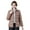 Coffee XXL, variant on Women Cotton Jacket Stand Collar Long Sleeve Solid Color Zipper Closure Autumn Winter Cotton Coat Thickened Quilted Outwear