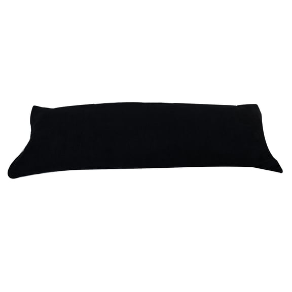20"X48"DOUBLE SIDE ZIPPER Microsuede Body Cover Pillowcase Black Vivid Colors
