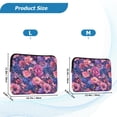 thumbnail image 4 of FORMRS 15-15.6 inch Laptop Sleeve Case Soft Carrying Quilted Computer Bag Cover, Vibrant Art Flowers, 4 of 7