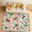 Multicolour 3, variant on CURLYOOT Leopard Print Area Rugs for Living Room Bedroom, 4' 10" x 6' 8" Washable Rug, Leopard Cheetah Floor Carpet with Non Slip Backing for Dining Room Indoor