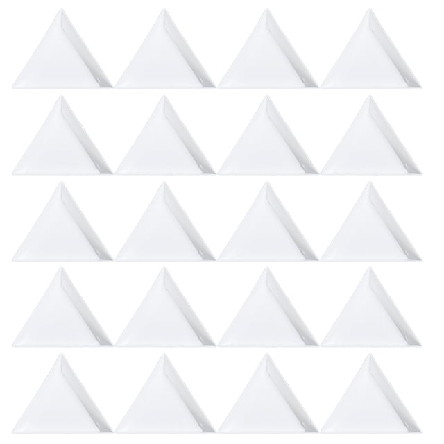 MasteelfCA 50PCS Triangle Bead Sorting Tray Practical Triangle Tray Durable Triangle Tray
