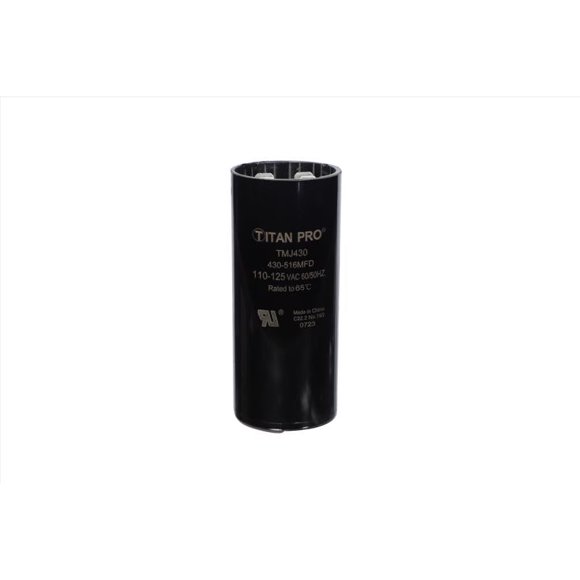 Condensador de arranque redondo Titan Pro 430-516uF 125V MFD