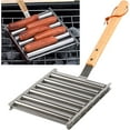 thumbnail image 1 of Binmer Support à Hot-Dogs en Acier Inoxydable Support à Saucisses Support de Grill Support à Hot-Dogs Barbecue, Support à Rouleaux de Saucisses, 1 of 5