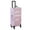 Pink, variant on 14" x 9.5" x 28" Makeup Case, Portable Rolling Travel Makeup Case with 360-degreed Swivel Wheels, Aluminum Cosmetic Organizer Makeup Case For Beauty Chains W/shoulder Straps & Lockable Keys, S13457