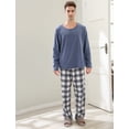 thumbnail image 2 of Richie House Men's Soft & Warm Lightweight Fleece Pajama Set RHM2857, 2 of 7