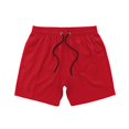 thumbnail image 5 of Migroa Mens Swim Trunks Quick Dry Beach Relaxed Fit Comfort Shorts with Pockets Pull on Soft Lounge Drawstring Sweatpant Red L, 5 of 9