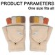 thumbnail image 2 of 2 pares de guantes de invierno para mujer, manoplas de lana cálidas, guantes convertibles sin dedos, sin yemas de los dedos 941, 2 of 5