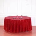 thumbnail image 6 of BalsaCircle 120" Sequin Round Tablecloth Red, 6 of 8