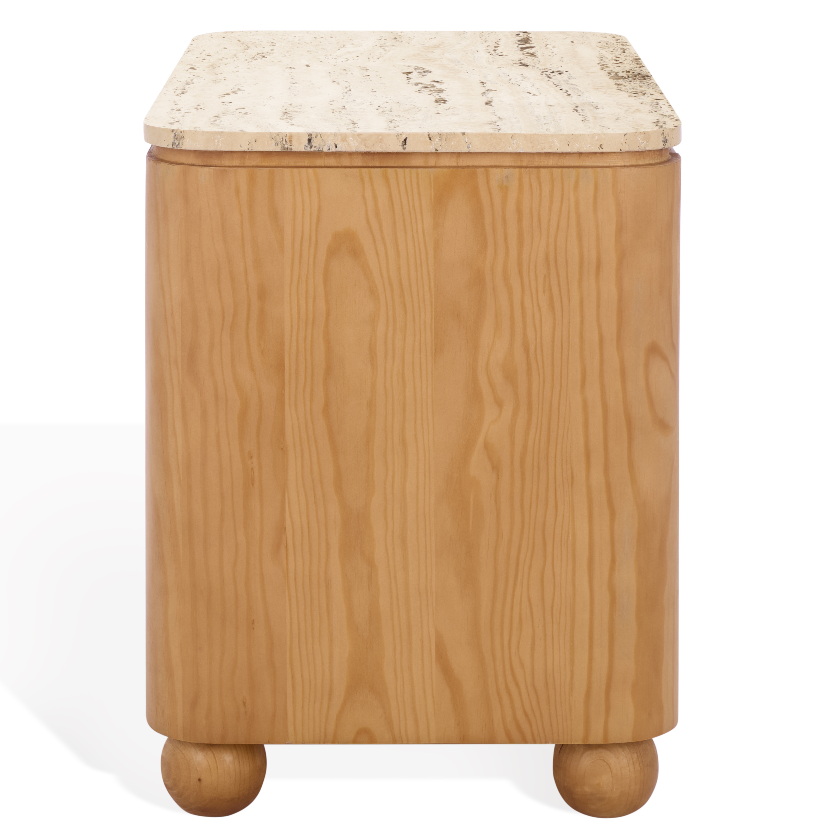 Safavieh Couture Giuletta Travertine Top Chest, Natural/Travertine