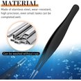 thumbnail image 2 of Eyebrow Tweezers Precision Tweezers High Precision Stainless Steel Eyebrow Tweezers For Women And Men(4pcs, Black), 2 of 4