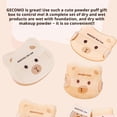 thumbnail image 3 of Soft Plush Bear Powder Puff Set For Sensitive Skin Travel Friendly Makeup Application, 3 of 7