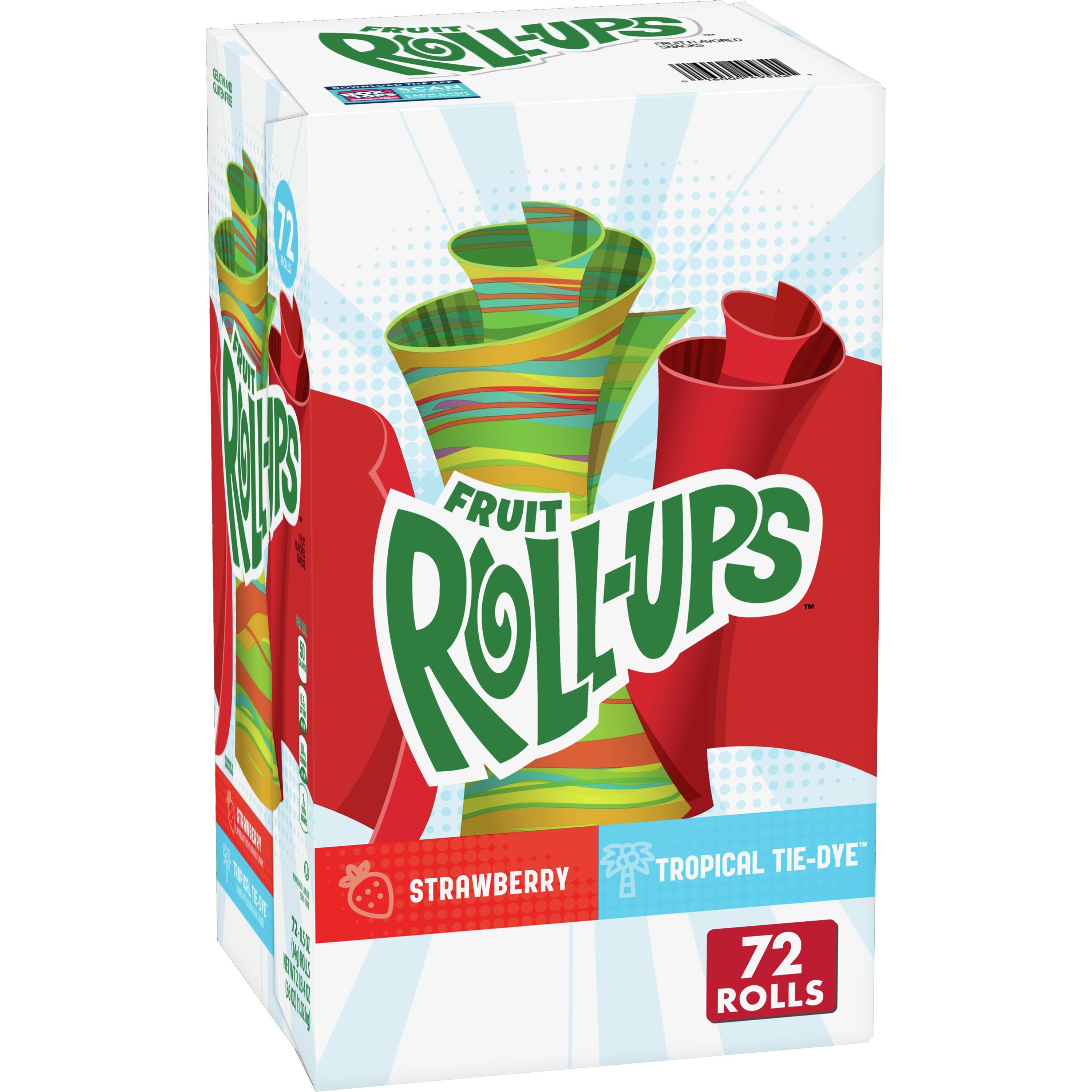 Fruit Roll Ups Fruit Flavored Snacks Variety Pack Pouches 0 5 Oz 72 Fruit Roll Ups Fruit Flavored Snacks Variety Pack Pouches 0 5 Oz 72