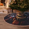 thumbnail image 2 of Lsque Five Nights At Freddy'S Print Christmas Tree Skirt with Ties and Velcro,Xmas Holiday Decorations, Adjustable Tree Skirt-48", 2 of 6