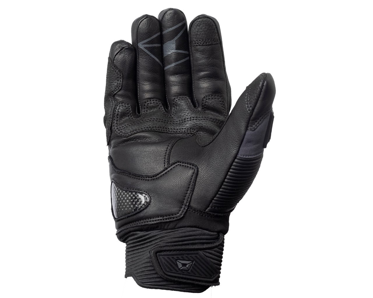 Cortech Sonic-Flo Plus Waterproof Gloves (Medium, Black/Black)