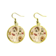 thumbnail image 1 of Italia costumbres residente dieta ilustración Ear Dangle Golden Drop Earring Jewelry Mujer Unbranded M, 1 of 3