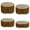 Brown, variant on Ywmsfl Pack of 4 Multifunctional Dessert Display Stands Foldable User Friendly Treats Holders for Cake Shows in Celebration