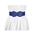 thumbnail image 6 of INSPIRE CHIC Women's Stretchy Waist Belt 8-shaped Skinny Faux Leather Elastic Dress Belts, 6 of 7