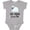 AC-Heather Grey, variant on My Mimi Loves Me Baby Lamb Boys or Girls Baby Bodysuit