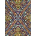thumbnail image 1 of Ahgly Company Indoor Rectangle Patterned Green Abstract Area Rugs, 7' x 10', 1 of 6