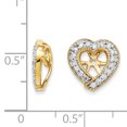 thumbnail image 2 of 14K Yellow Gold Diamond Earring Jacket, 2 of 2
