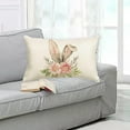 thumbnail image 5 of Zhourta Easter Pillow Covers Spring Easter Throw Pillow Covers Easter Bunny Eggs Cushion Covers Pillow Cases for Home Outdoor Sofa Couch Decoration 12x17Inch, 5 of 8